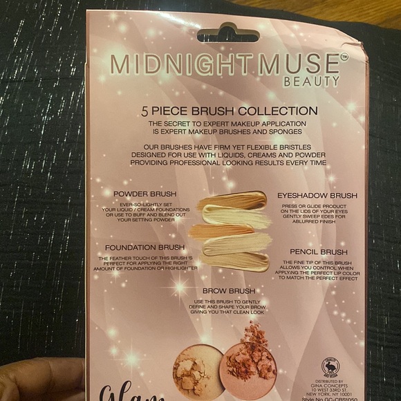 MIDNIGHT MUSE 5- PIECE BRUSH SET - Picture 2 of 3